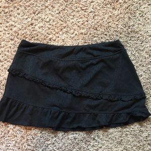Black lace tennis Skirt
